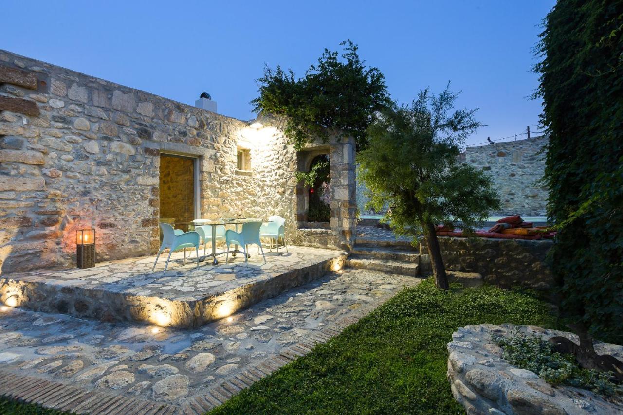 Muazzo Creta Stone House, Nature Escape With Pool, By Thinkvilla Pigi  Luaran gambar