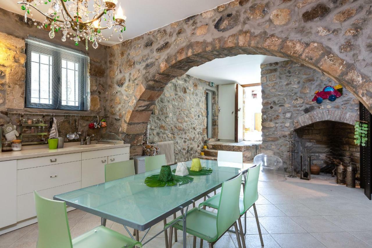 Muazzo Creta Stone House, Nature Escape With Pool, By Thinkvilla Pigi  Luaran gambar
